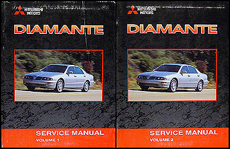2002 Mitsubishi Diamante Original Repair Manual 2 Vol. Set