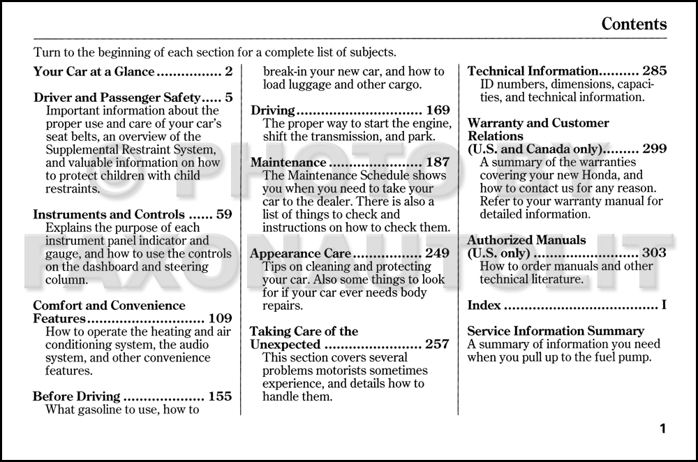 2003 Honda civic coupe owner manual #5