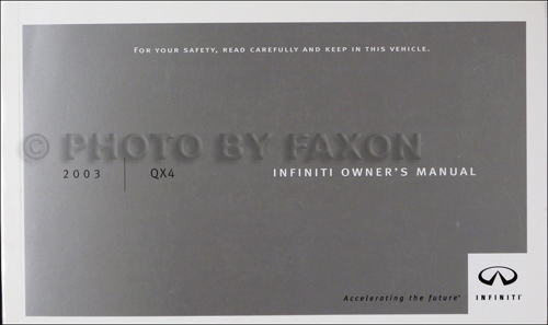 2001 infinity qx4 owners manual