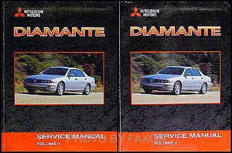 2003 Mitsubishi Diamante Repair Manual Set Original