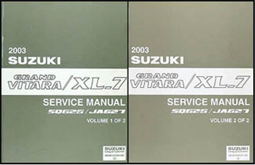 suzuki xl-7 xl7 grand vitara manual