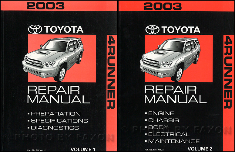 2003 4runner parts manual
