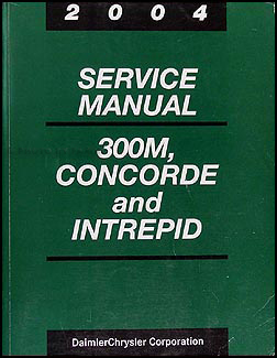 2004 300M, Concorde & Intrepid Shop Manual Original