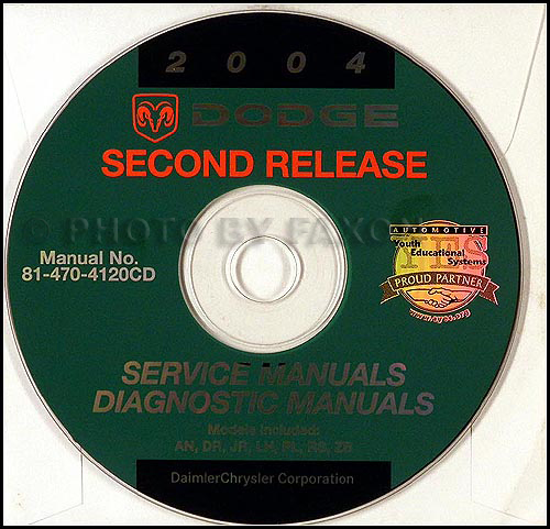 2004 Dodge Viper Repair Shop Manual on CD-ROM