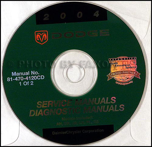 2004 Dodge Repair Shop Manual CD-ROM