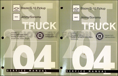 2004 trail blazer shop manual