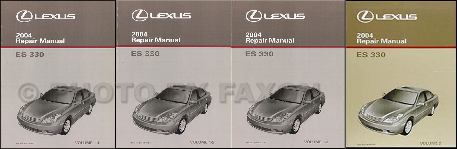 2004 Lexus Es 330 Wiring Diagram Manual Original