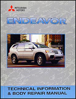 2004 Mitsubishi Endeavor Body Manual Original