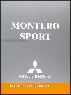 2004 Mitsubishi Montero Sport Wiring Diagram Manual Original