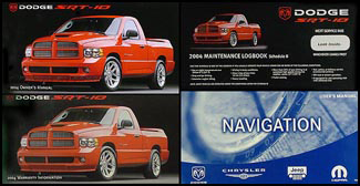 2004 Dodge Ram SRT-10 Pickup Truck Owner Manual Original Gas Vehicles