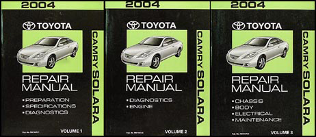 toyota camry 2004 factory repair manual
