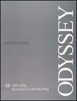 2005-2006 Honda Odyssey Electrical Troubleshooting Manual Original 