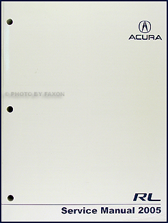 Acura Repair on 2005 Acura Rl Original Repair Manual 05 3 5 Sedan Shop Service Book