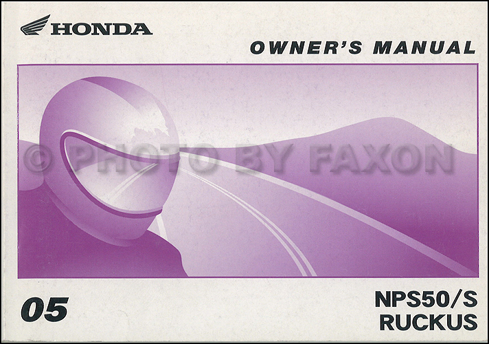 Honda ruckus owners manual free download #2