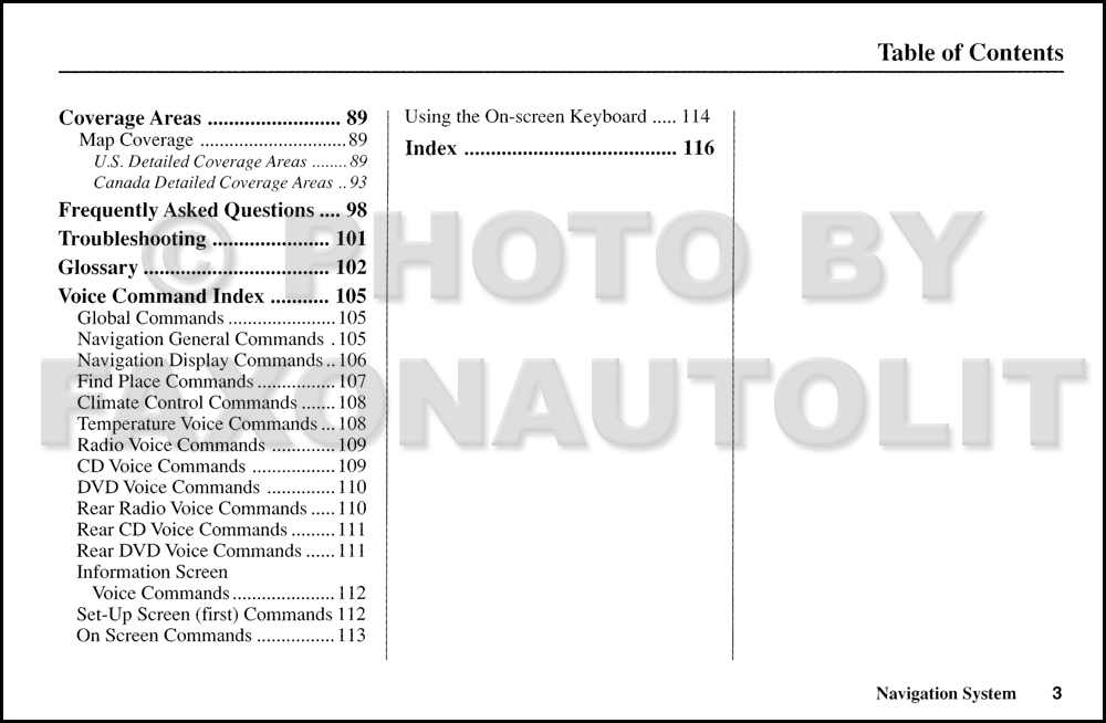 2005 Honda odyssey user manual #4
