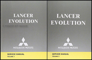 2005 Mitsubishi Lancer Evolution Repair Manual Original 2 Vol.Set