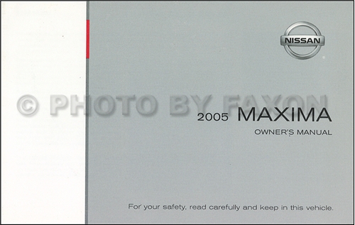 2005 Nissan maxima navigation system manual #5