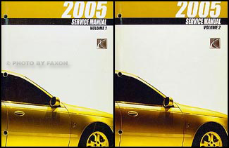 2005 Saturn L300 Repair Manual 2 Volume Set Original 