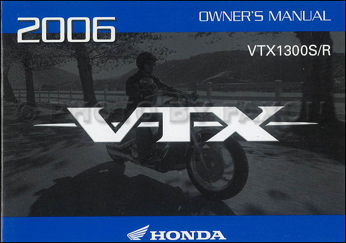 2007 honda 1300 vtx owner manual