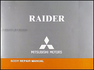 2006 Mitsubishi Raider Body Manual Original