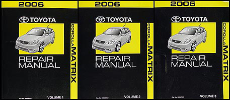 toyota matrix 2004 service manual