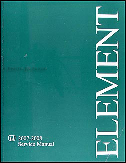 2007 2008 Honda Element Repair Manual Original 