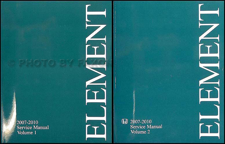 2007-2010 Honda Element Repair Manual Original 