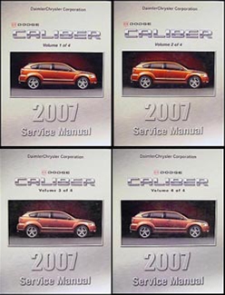 2007 Dodge Caliber Repair Manual Original 4 Volume Set