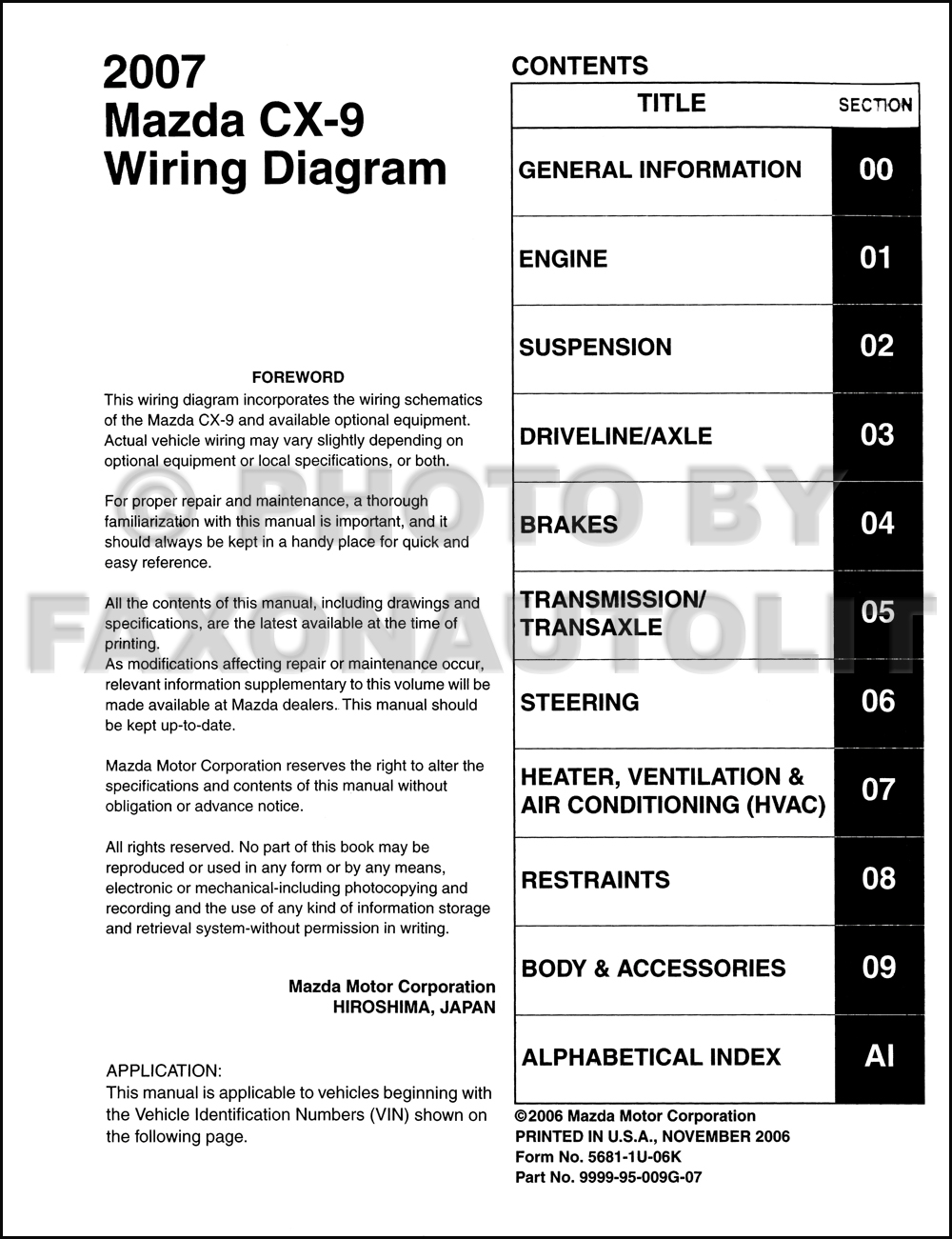Wiring Diagram 2010 Mazda 3 - Wiring Diagram