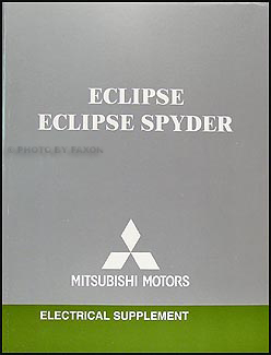 2006 Mitsubishi Eclipse & Spyder Wiring Diagram Manual Original
