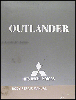 2007 Mitsubishi Outlander Body Manual Original