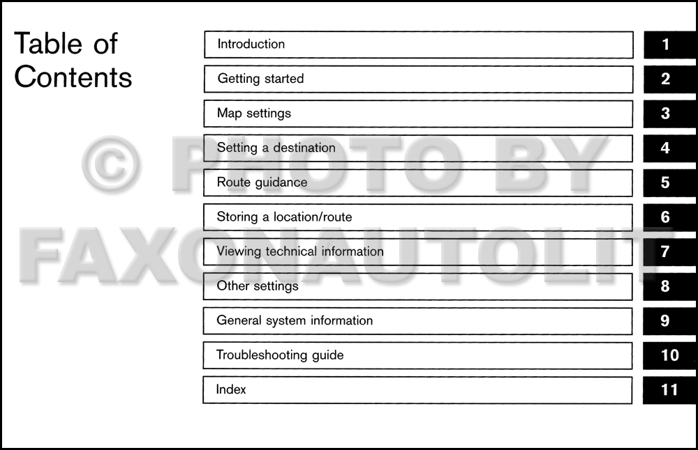 2007 Nissan navigation manual #6