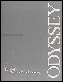 2008 Honda Odyssey Electrical Troubleshooting Manual Original