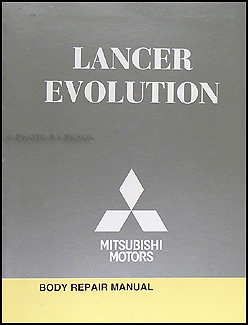 2008 Mitsubishi Lancer Evolution Body Manual Original 