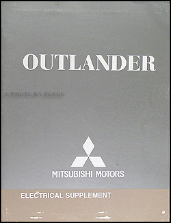 2008 Mitsubishi Outlander Wiring Diagram Manual Original 