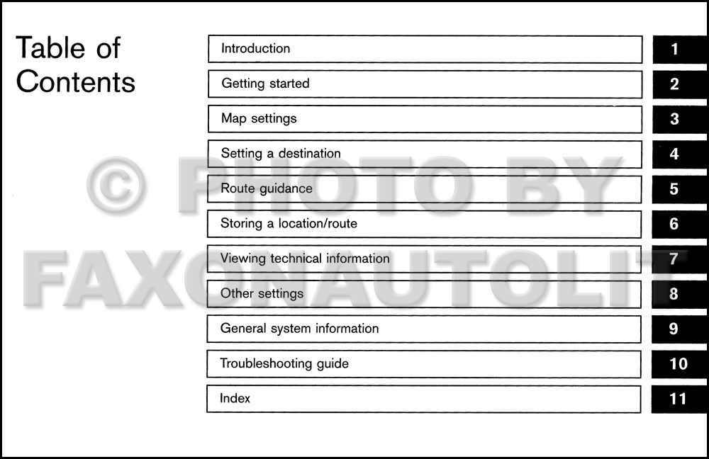 Nissan quest navigation manual #7