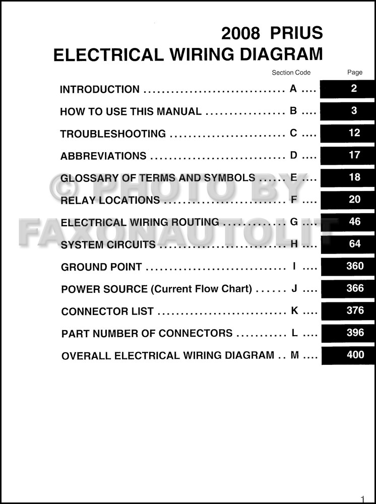 toyota prius wiring diagram #6