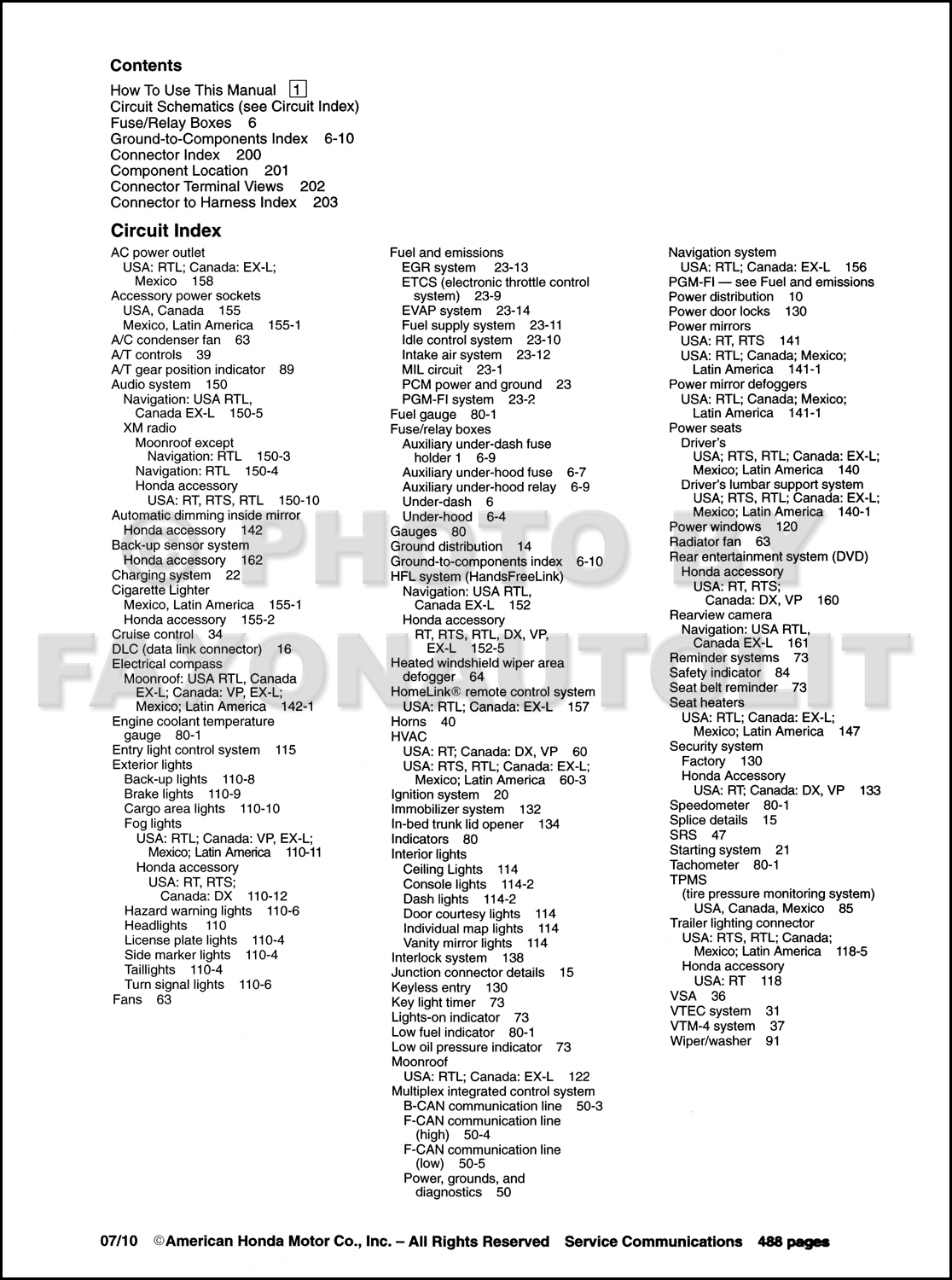 Honda ridgeline electrical problems