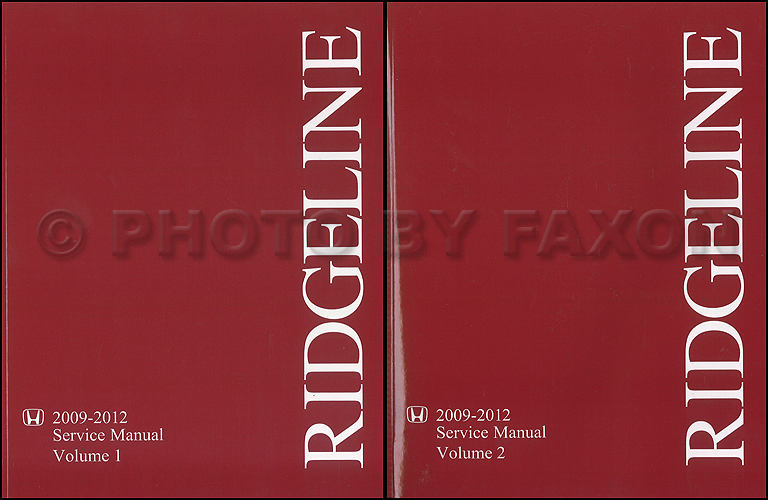 2009-2010 Honda Ridgeline Repair Manual Original  Set