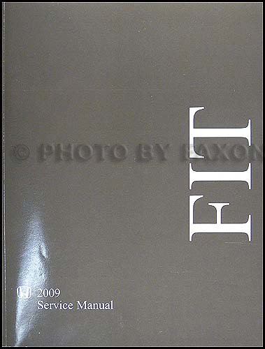 2009 Honda Fit Repair Manual Original 
