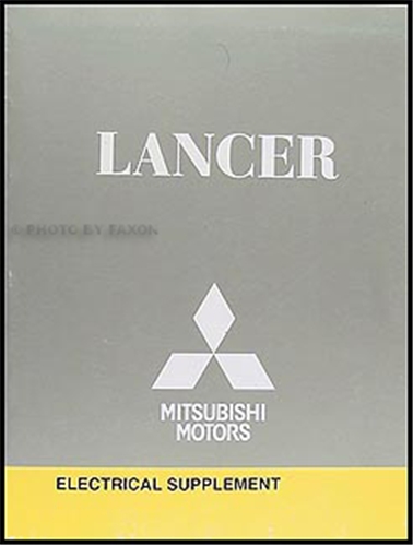 2009 Mitsubishi Lancer Wiring Diagram Manual Original 