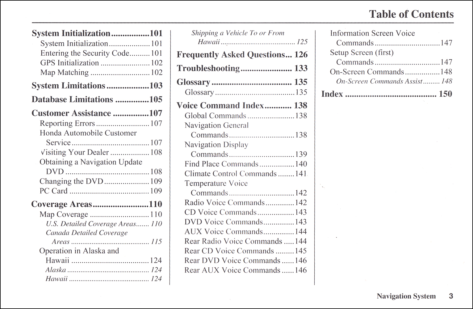 2010 Honda Odyssey Navigation System Owners Manual Original