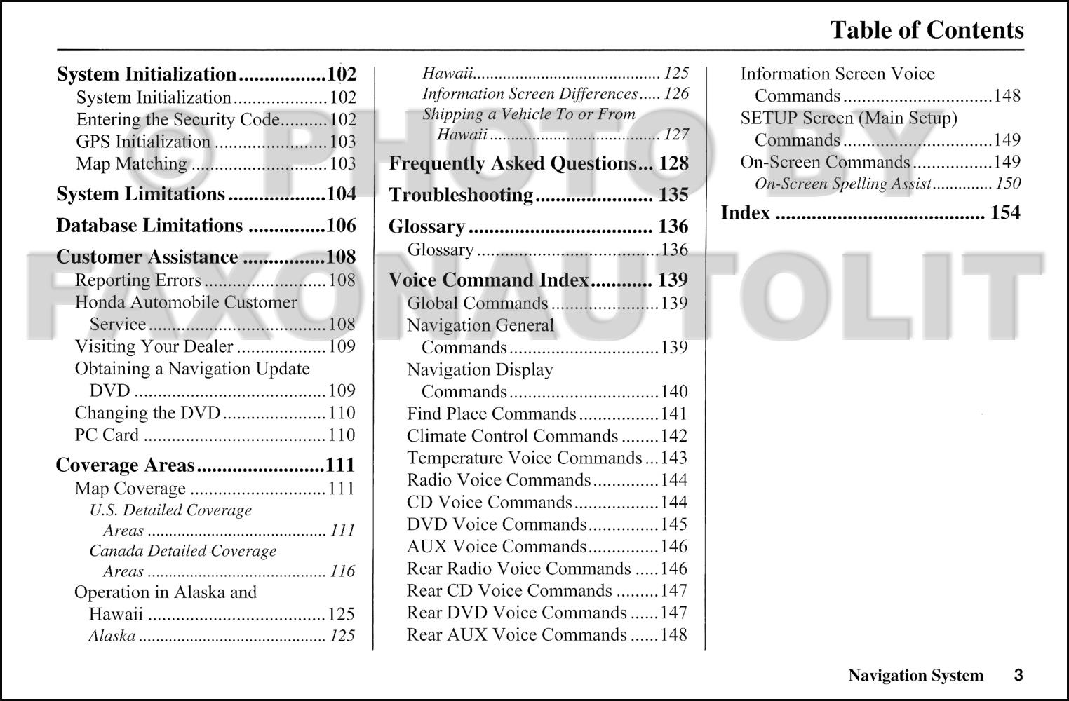 Honda pilot navigations system manual #2