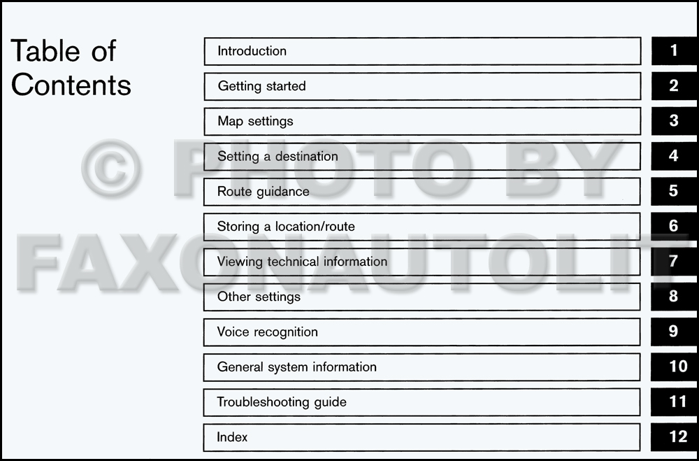 Nissan maxima navigation system manual #8
