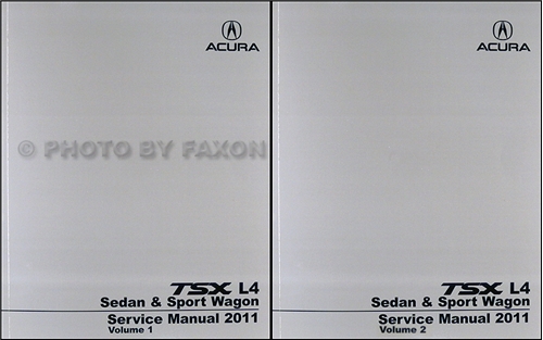 2004-2008 Acura TSX Shop Manual Original 