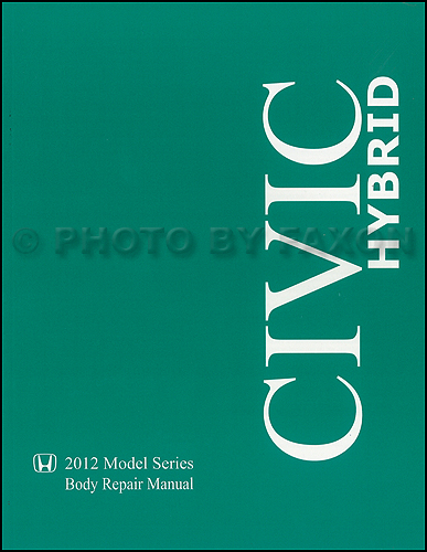 2012 Honda Civic Hybrid Body Manual Original