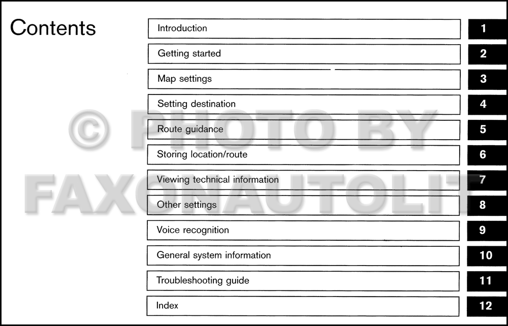 Nissan pathfinder navigation system manual