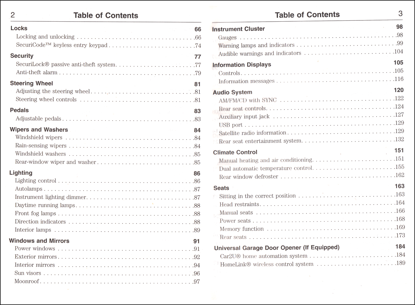 2013 Ford Expedition Owner's Manual Original