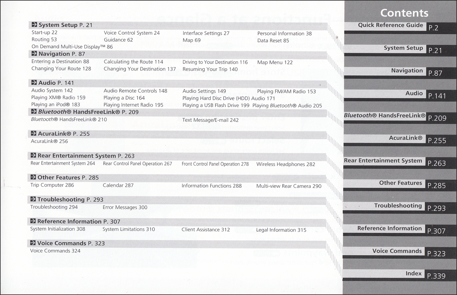 2014 Acura MDX Owner's Manual Original