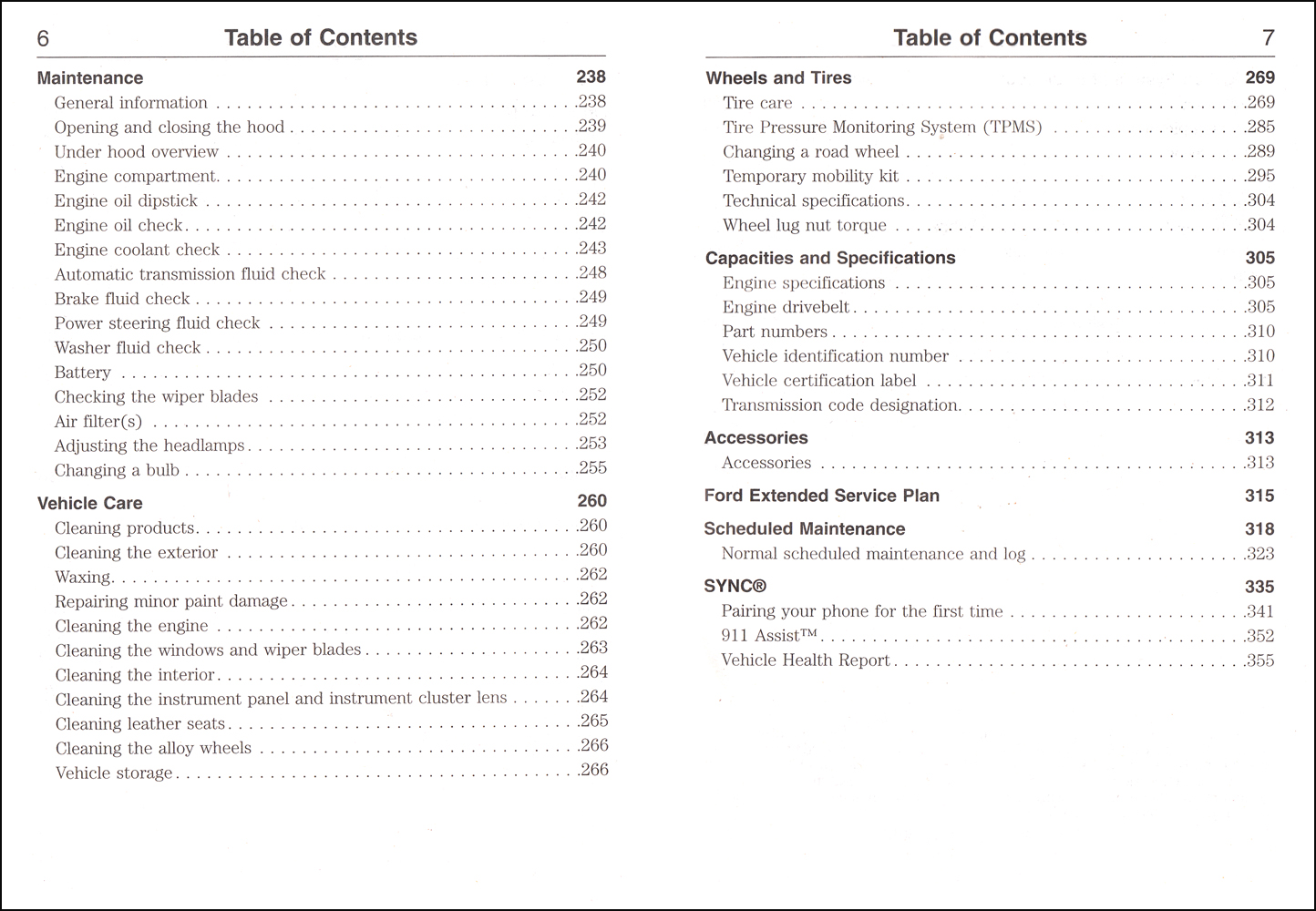 Ford Mustang Owners Manual